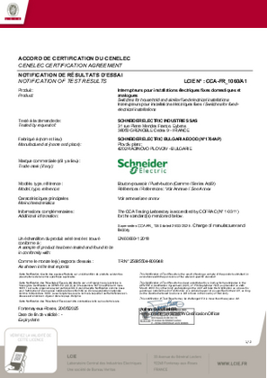 CCA Certificate