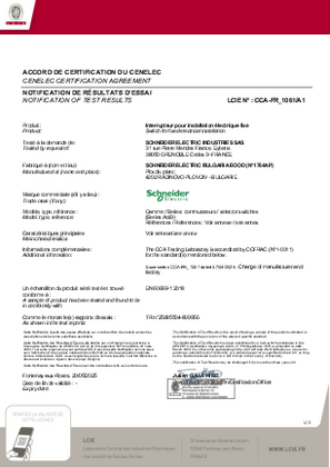 CCA Certificate