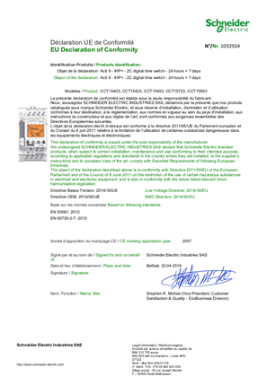 EU declaration of conformity