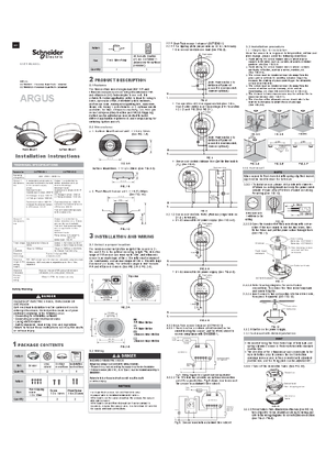 ARGUS- Dual-Tech Presence Detector with IR receiver-User Guide (EN)