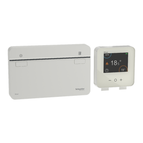 Wiser - Kit chauffage connecté pour chaudière (passerelle wifi + thermostat connecté), compatible OpenTherm ou commande on/off