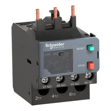 EasyPact TVR热过载继电器 Schneider Electric 为电路和电机提供热过载、缺相、相间不平衡保护