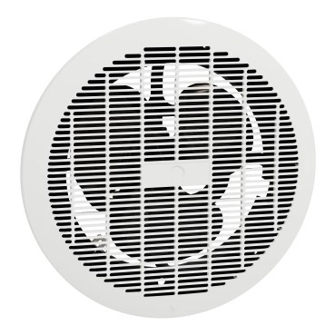 Airflow, Exhaust Fan, Ceiling, 200mm Blade Dia, White