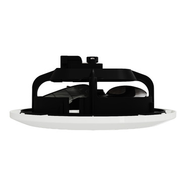 Exhaust fan, Airflow, ceiling, 200mm blade dia, white-Top View