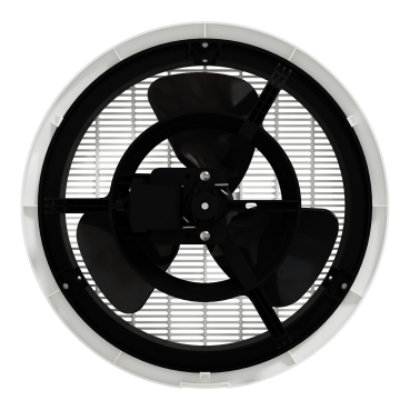 Exhaust fan, Airflow, ceiling, 250mm blade dia, white-Back View