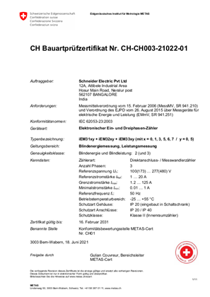 iEM3000 series_METAS Certificate-Reactive Energy