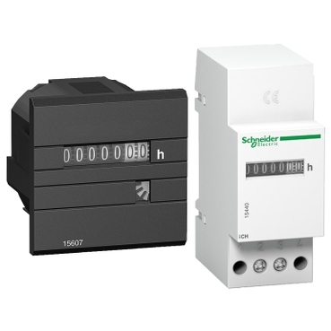 Panel & DIN-rail mounted hour counters