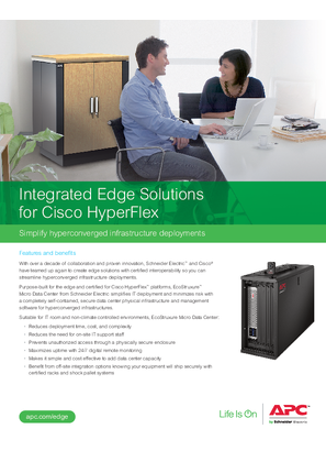 Integrated Edge Solutions for Cisco HyperFlex