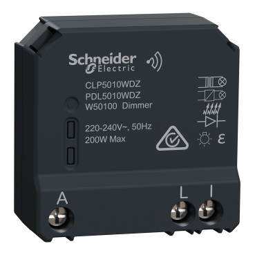 Clipsal Wiser, Micro Module Smart Dimmer, 200 W Max, 240V, Grey