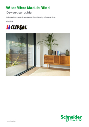 Wiser Micro Module Blind (Clipsal) - Device user guide