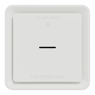 Smoke alarm, Wiser, 230V, IP20, white