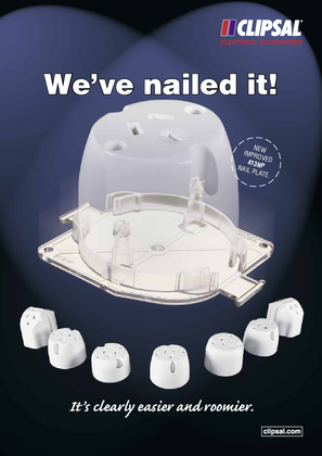 We've Nailed It. New, Improved 413NP Nail Plate. Its clearly easier and roomier