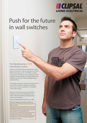 The Revolutionary 30PB Push Button Switch, 15305