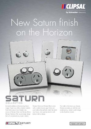 Saturn Collection - new Saturn finish on the Horizon, 22489