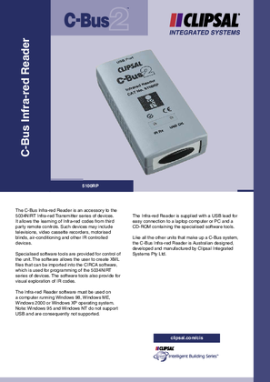 5100RP C-Bus2 Infra-red Reader