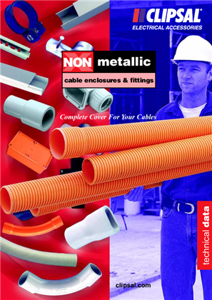 Non Metallic Cable Enclosures and Fittings. Complete Cover For Your Cables, 892-941