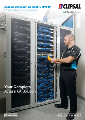 Actassi Category 6A RJ45 UTP/FTP Product Overview Catalogue, 23597