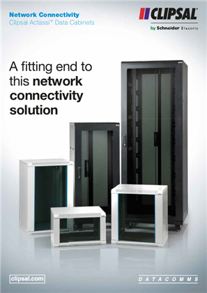 Network Connectivity Clipsal Actass Data Cabinets. A fitting end to this network connectivity solution, 26983