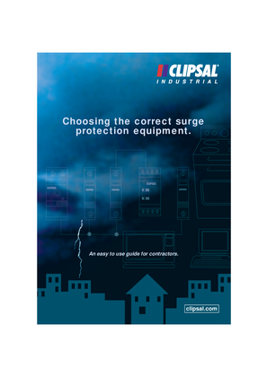 Choosing the correct surge protection equipment. An easy to use guide for contractors