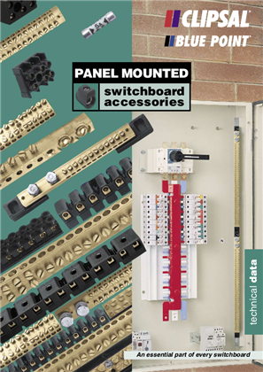 Panel Mounted Switchboard Accessories Technical Data, 16200