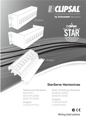 Clipsal- Star Serve Telephone Harmonicas-Installation Instructions (EN)