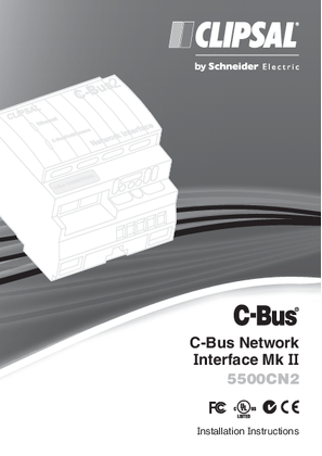 Installation Instructions - F2358/01 - 5500CN2 C-Bus Network Interface Mk II, 23435