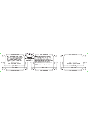 Installation Instructions - 2000H3 Drilling Template