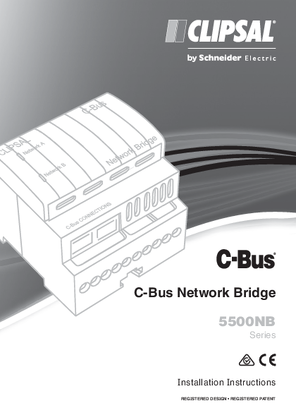 Installation Instructions - F1861/03 - 5500NB Series C-Bus Network Bridge - 112302