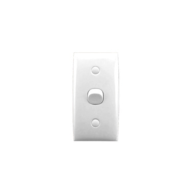 Standard Series, Flush Switch, 1 Gang, 250VAC, 10A, Vertical, Intermediate Architrave