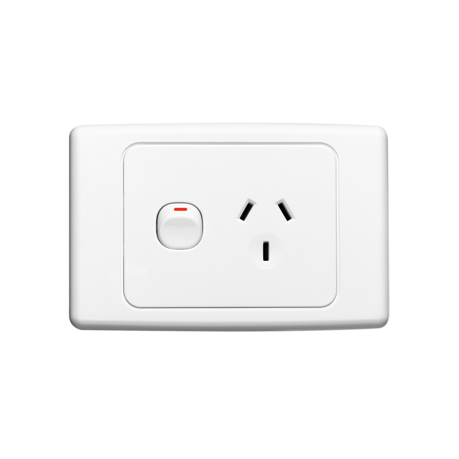 Socket Outlets Single Switch Horizontal, 250V, 10A