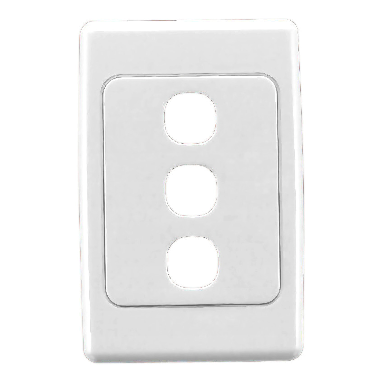 Surrounds and Grids, Horizontal and Vertical Mount, 3 Gang