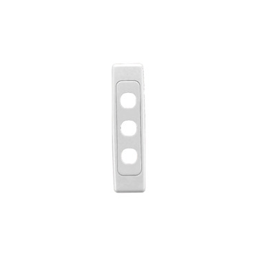 2000 Series, Flush Surround And Grid Plate, 3 Gang