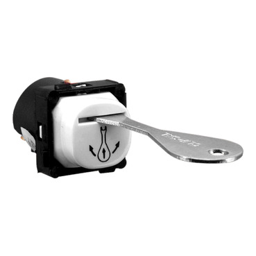 Mechanisms, Toggle Key, Actuated, 250V, 20A, 1 Way / 2 Way