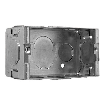 Mounting Accessories, Wall Box, Metal, 1 Gang
