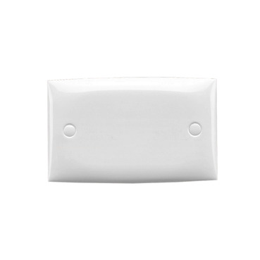 Flush Plate, Blank, With 30A Terminal Block