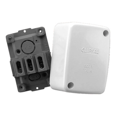 Junction Boxes, Large Junction Box With 3 Fixed Terminals. 45Wx86Lx58D