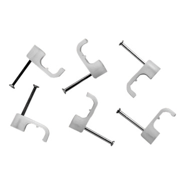 Clipsal - General Accessories, Cable Clip To Suit 2.5mm², And 4mm², Flat Cable, Box 100