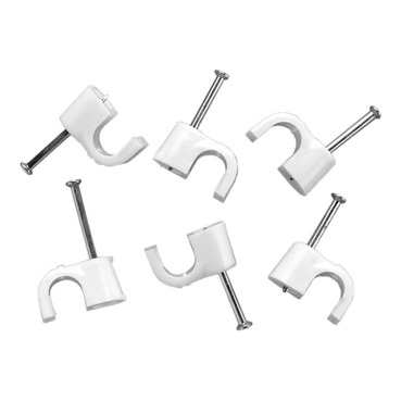 General Accessories Cable Clip To Suit 8mm, Diameter Cables, Box Of 100