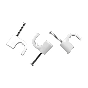 General Accessories Cable Clip To Suit 10mm, Diameter Cables, Box Of 100