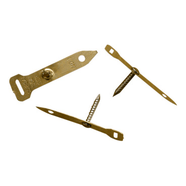 General Accessories PIN Clips, Brass, Size 1, 38mm Length, Box Of 200