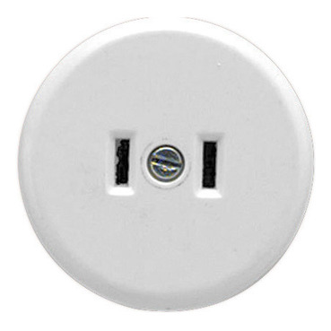 Standard Series, Single Socket Outlet, 125VAC, 10A, 2 PIN ParAllel, Surface Mount