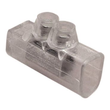 Clipsal - 500 Series, Cable Connectors, Two Screw, Clear Insulated, 63A, Suits Up To 2 X 16mm² Cables