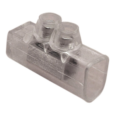 Clipsal - 500 Series, Cable Connector, Two Screw, Clear Insulated, 63A, Suits Up To 2 X 16mm² Cables
