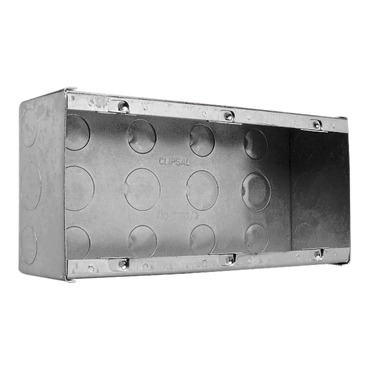 Clipsal 2000 Series Wall Boxes Metal 3 Gang To Suit 2000/3 Series