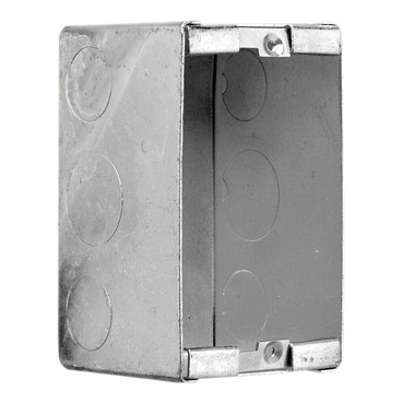 Mounting Accessories Wall Boxes Metal, Poured Concrete, 1 Gang, Deep Wide