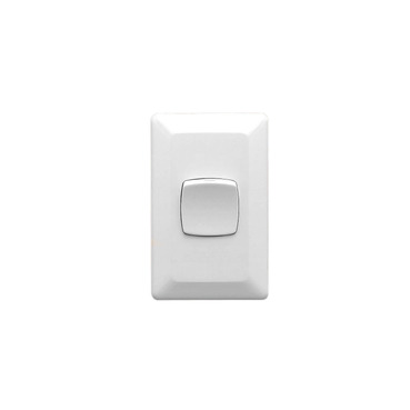 Prestige Series, Switch, Single, Vertical Mount, 230/240V, 10A, 1 Gang