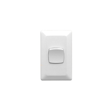 Light switches and matching power points that are ideal for aged care and other applications where a large easy to use switch is needed.