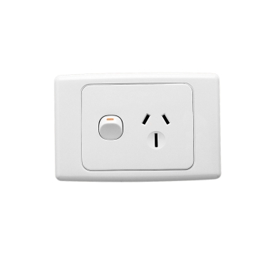 Clipsal 2000 Series Single Switch Socket Outlet 2 Pole, 15A