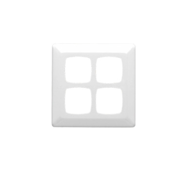 Prestige Series, Moulded Switch Plate, Large Format Size, 4 Gang
