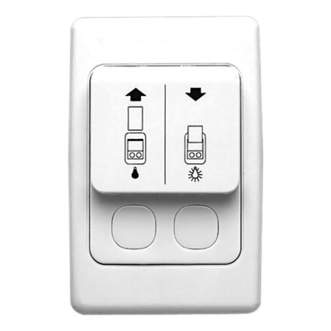 2000 Series, Room Access Card Operated Switch 250VAC, 1 X 16A/2 X 10A, With Neon Indicator